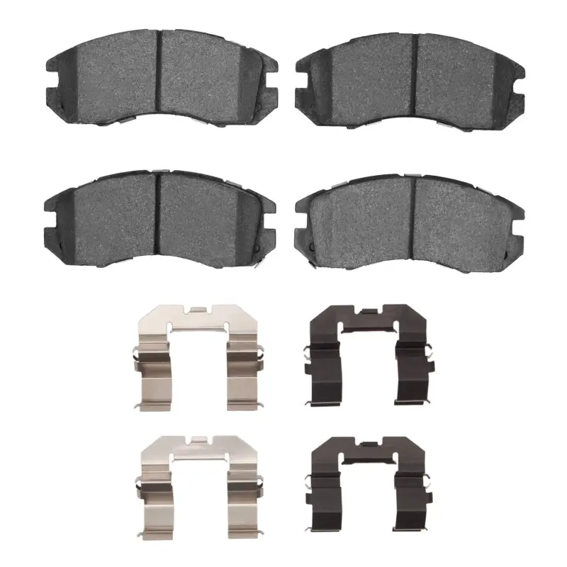R1 90-96 Subaru Legacy Front Ceramic Pads & Hardware Kit 1