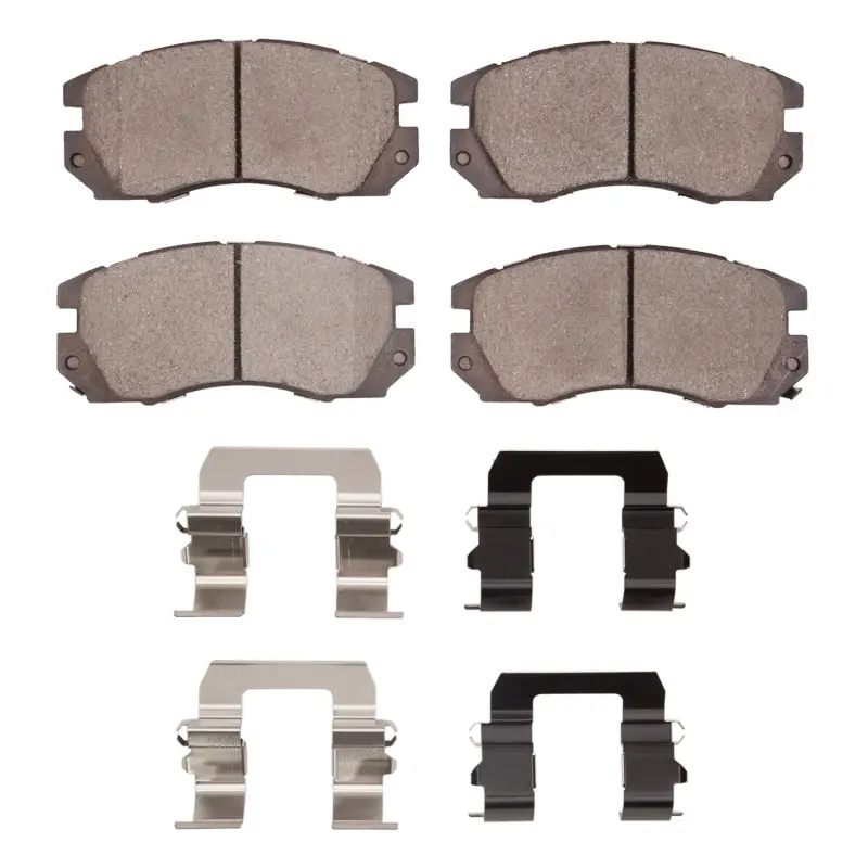 R1 90-96 Subaru Legacy Front Ceramic Pads & Hardware Kit 1