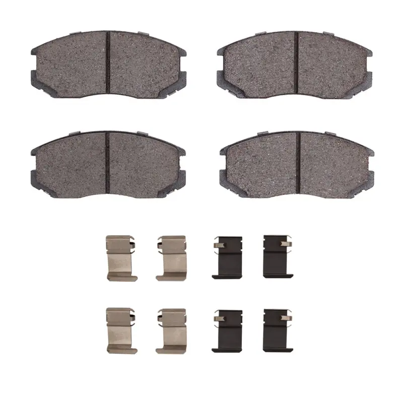 R1 91-00 Dodge Colt Front Ceramic Pads & Hardware Kit 1