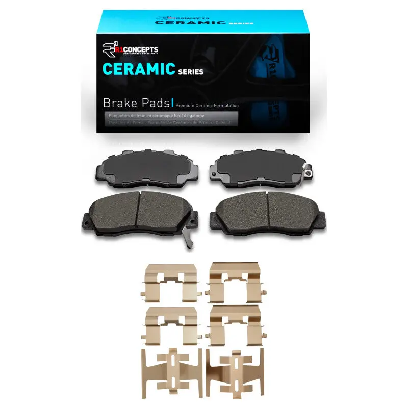 R1 91-02 Acura Legend Front Ceramic Brake Pads & Hardware Kit 1