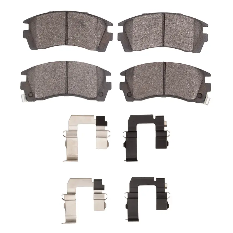 R1 91-06 Nissan Tsuru (Mexico) Front Ceramic Pads & Hardware Kit 1