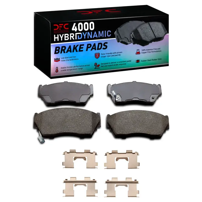 R1 91-17 Nissan Tsuru (Mexico) Front Ceramic Pads & Hardware Kit 1