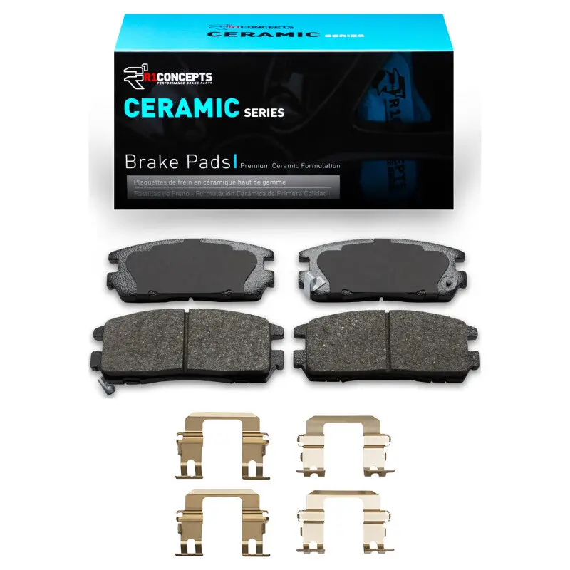 R1 92-04 Acura Slx Rear Ceramic Brake Pads & Hardware Kit 1