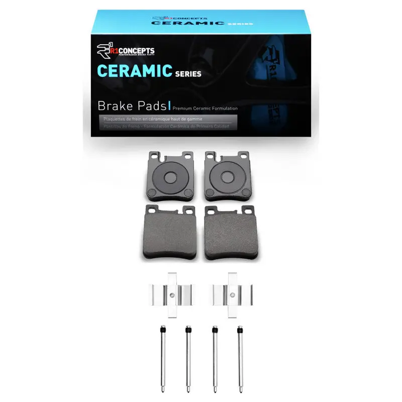 R1 92-09 Chrysler Crossfire Rear Ceramic Pads & Hardware Kit 1