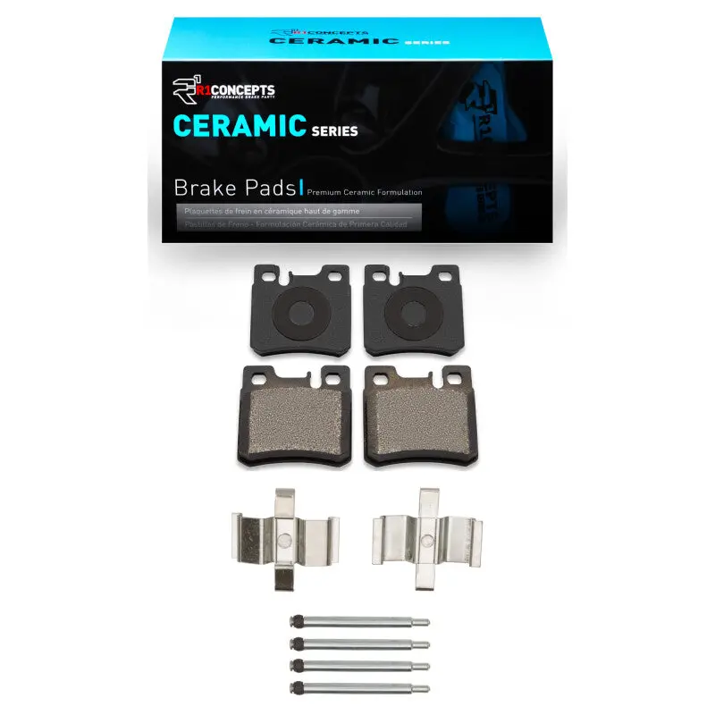 R1 92-95 Mercedes-Benz 400E Rear Ceramic Pads & Hardware Kit 1