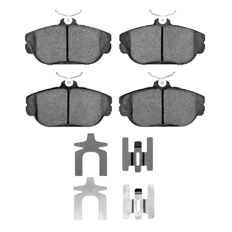 R1 93-00 Ford Taurus (Excl Sho) Front Ceramic Pads & Hardware Kit 1