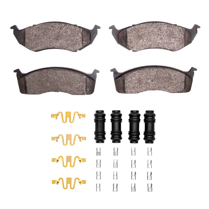 R1 93-02 Chrysler New Yorker Front Ceramic Pads & Hardware Kit 1