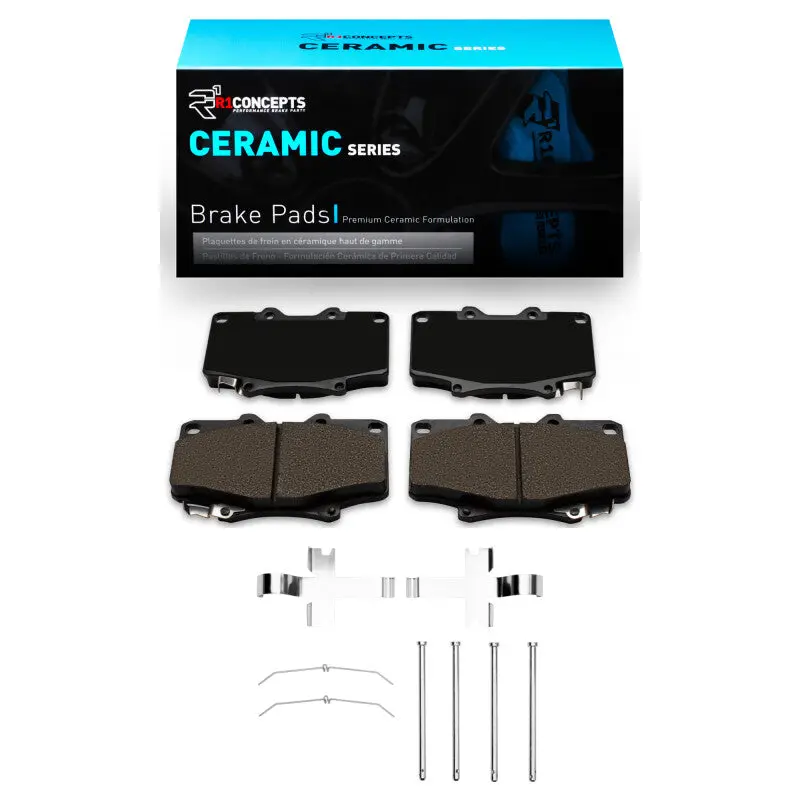 R1 93-97 Lexus Lx450 Front Ceramic Pads & Hardware Kit 1