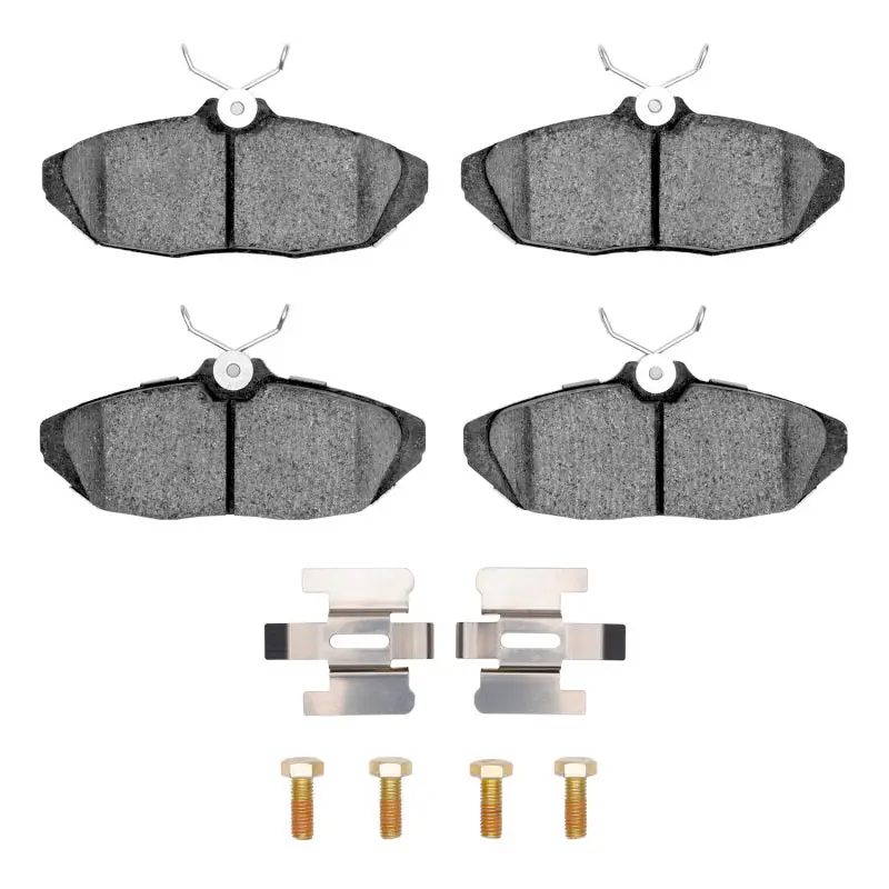 R1 93-98 Ford Thunderbird Rear Ceramic Pads & Hardware Kit 1