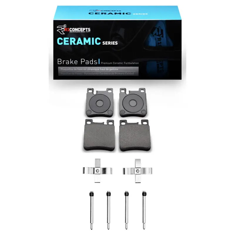 R1 94-00 Mercedes-Benz Clk320 Rear Ceramic Pads & Hardware Kit 1