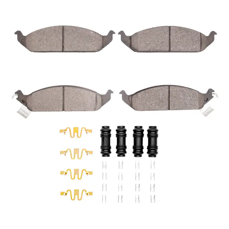 R1 95-00 Chrysler Cirrus Front Ceramic Pads & Hardware Kit 1