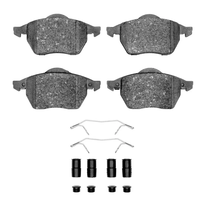 R1 96-99 Volkswagen Golf Front Ceramic Pads & Hardware Kit 1
