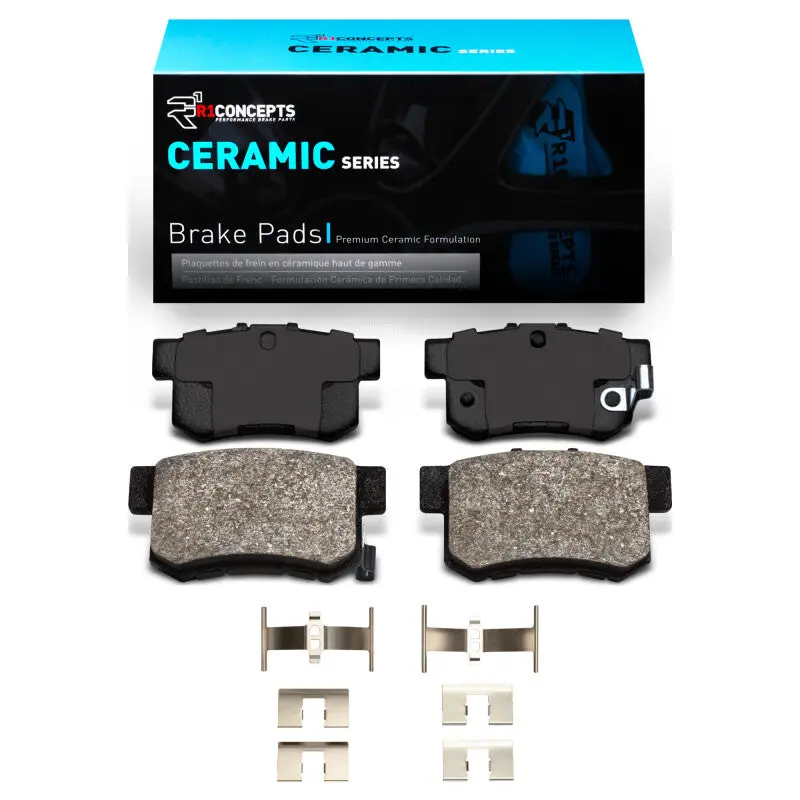 R1 97-02 Acura Cl Rear Ceramic Pads & Hardware Kit 1
