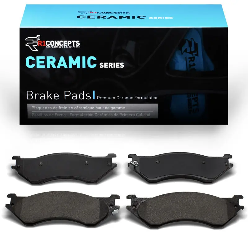 R1 97-04 Dodge Ram 1500 Pickup Front R1 Ceramic Brake Pads 1