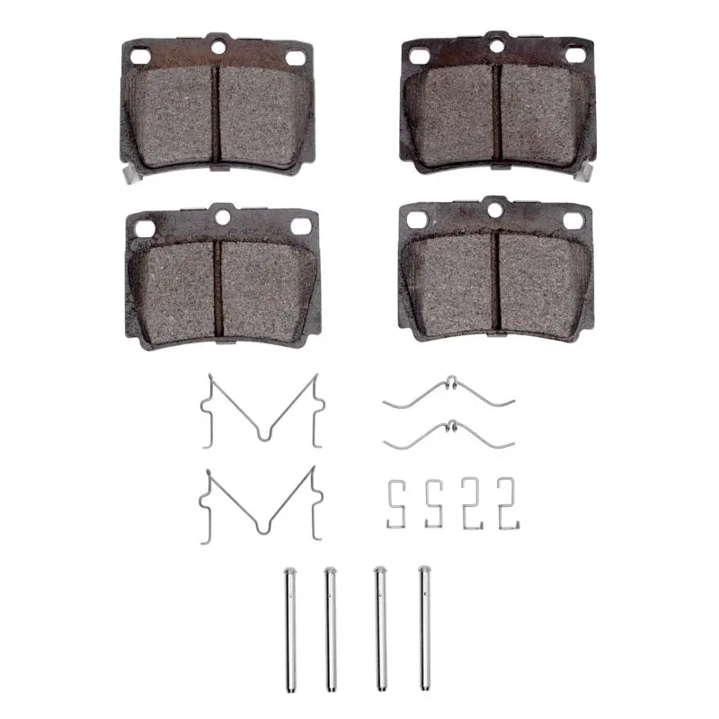 R1 97-04 Mitsubishi Montero Sport (Usa/Canada) Rear Ceramic Pads & Hardware Kit 1