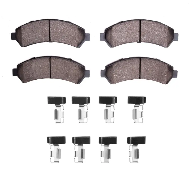 R1 97-05 Chevrolet Blazer Front Ceramic Pads & Hardware Kit 1