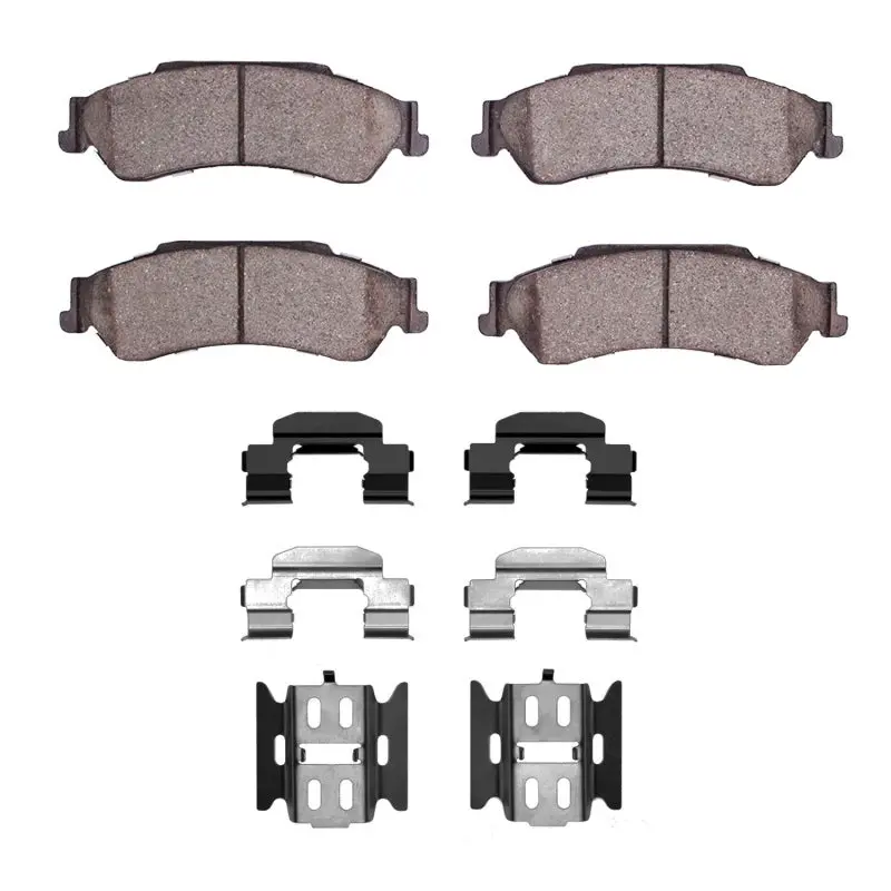 R1 97-05 Chevrolet Blazer Rear Ceramic Brake Pads & Hardware Kit 1