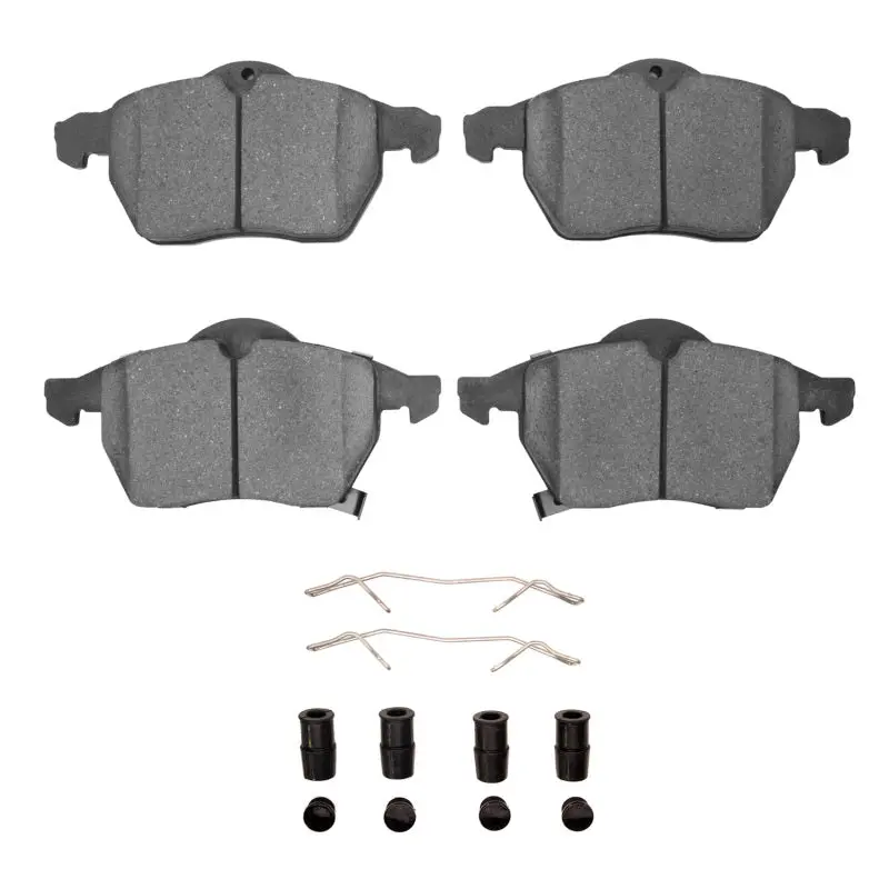 R1 97-10 Saab 9-3 Front Ceramic Pads & Hardware Kit 1
