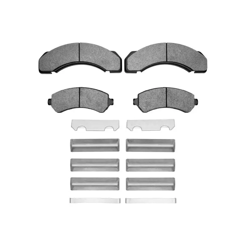 R1 97-99 Chevrolet P30 Front/Rear Ceramic Pads & Hardware Kit 1