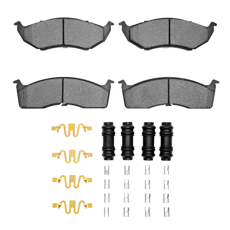 R1 98-04 Chrysler Concorde Front Ceramic Pads & Hardware Kit 1