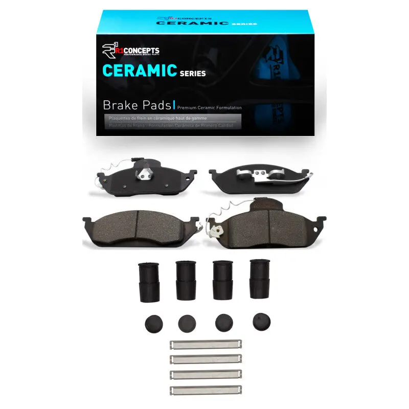 R1 98-05 Mercedes-Benz Ml430 Front Ceramic Pads & Hardware Kit 1