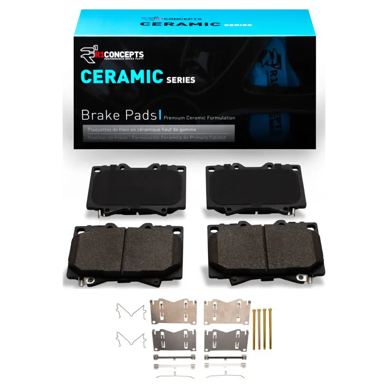R1 98-07 Lexus Lx470 Front Ceramic Pads & Hardware Kit 1