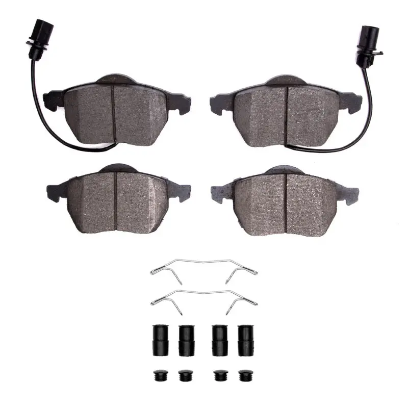R1 98-08 Audi A4 (Usa/Canada) Front Ceramic Brake Pads & Hardware Kit 1