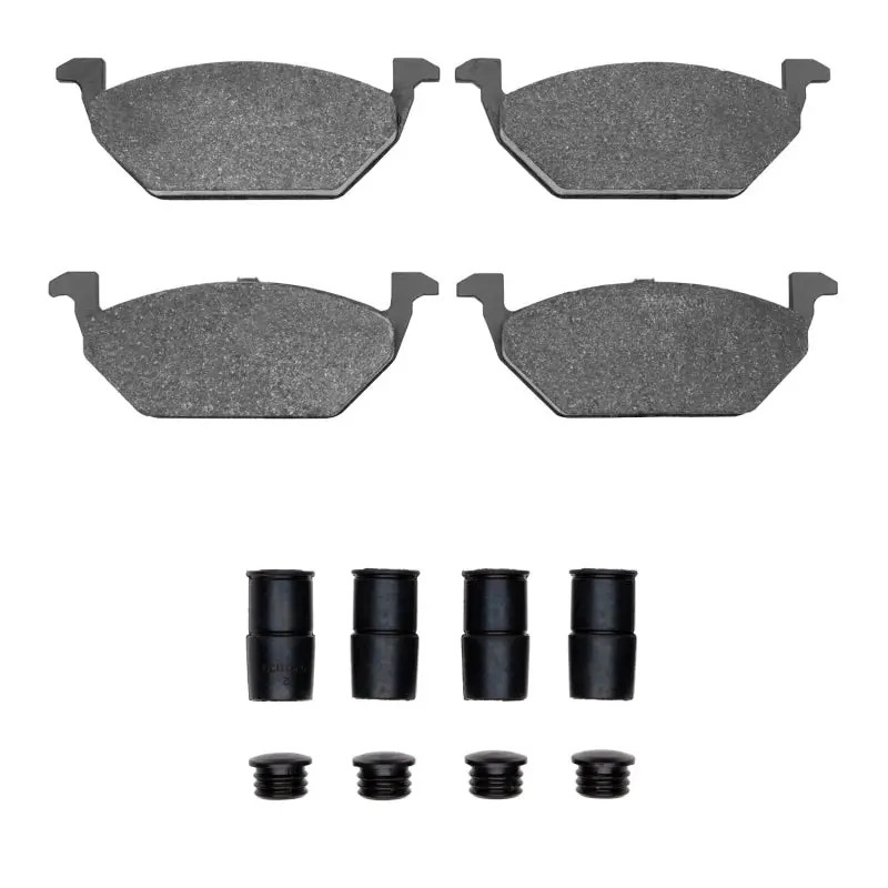 R1 98-17 Volkswagen Crossfox (Mexico) Front Ceramic Brake Pads & Hardware Kit 1