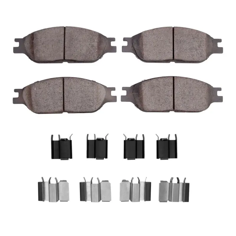 R1 99-03 Ford Windstar Front Ceramic Pads & Hardware Kit 1
