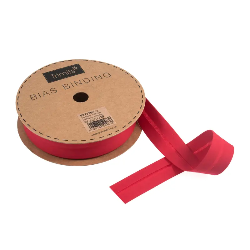 Red Bias Binding | 25Mm Width 1