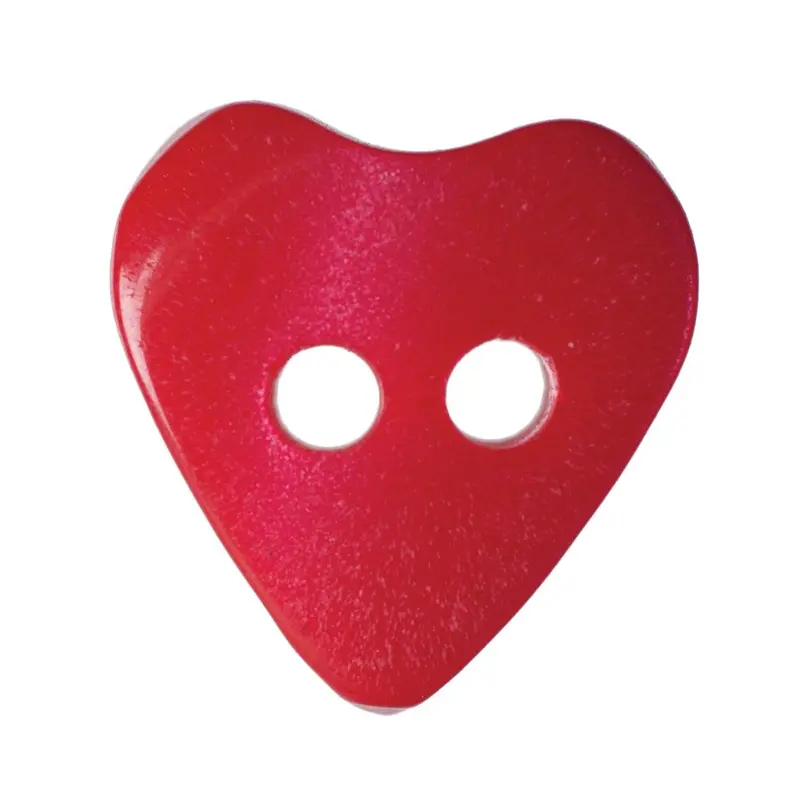 Red Heart Shape Buttons 1