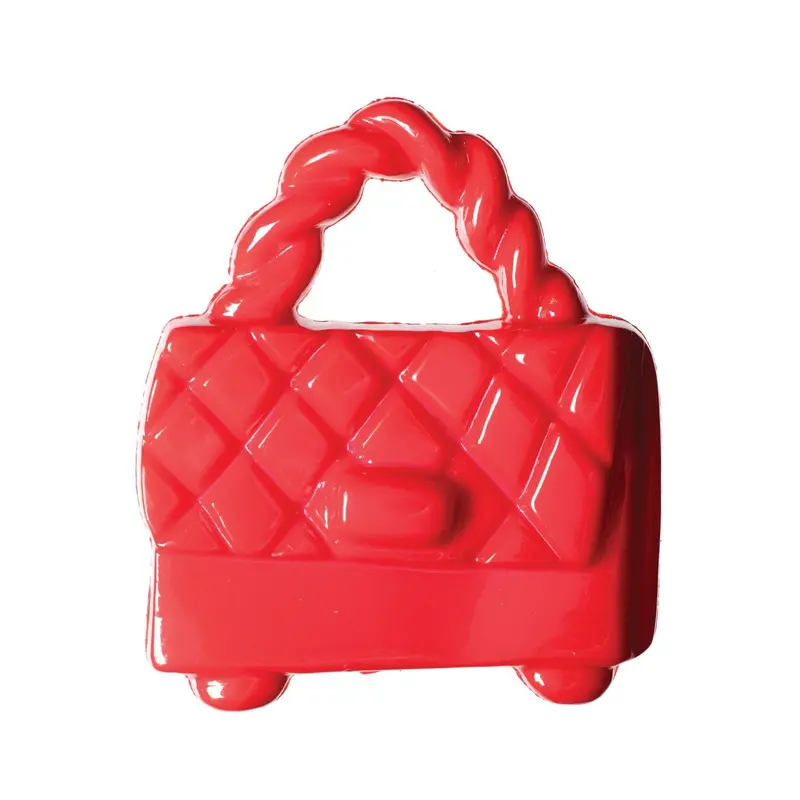 Red Novelty Handbag Shape Buttons 1