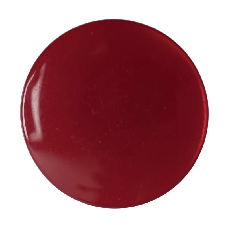 Red Smooth Buttons 16.25Mm Size 1