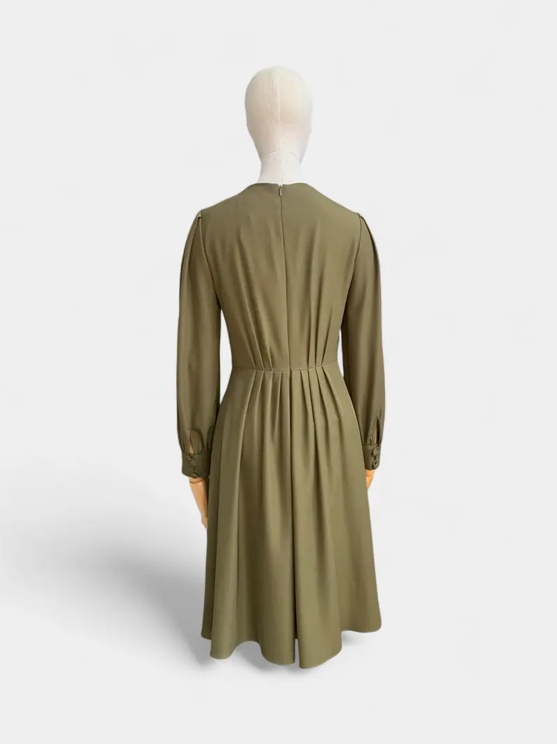Robe Boutonnée Vert Kaki - Gal Meets Glam , 2 2