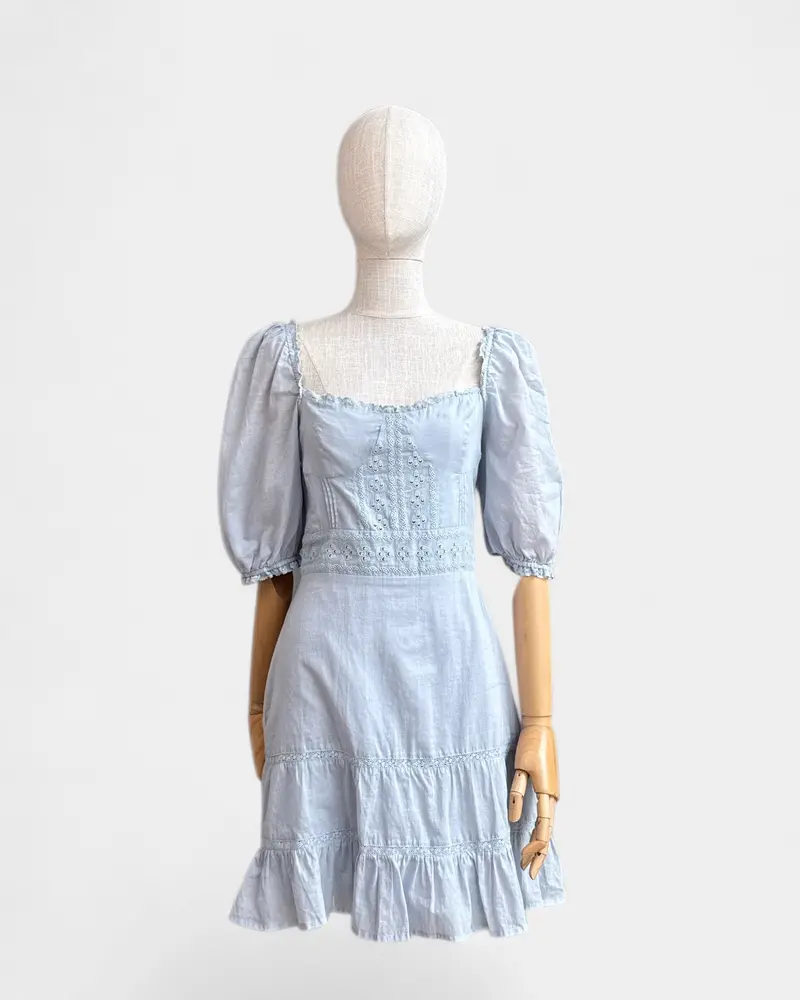 Robe En Coton Manches Bouffantes Reformation , 6 1