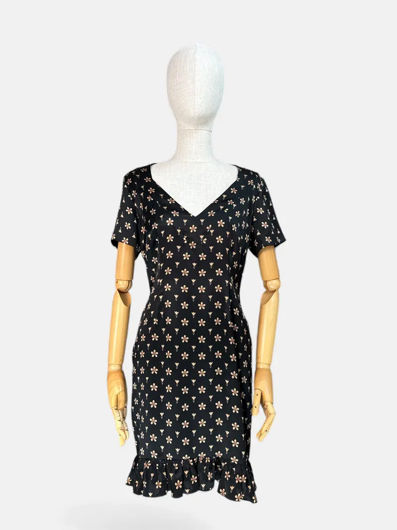 Robe Fleurie En Soie Kopa,  Taille S 1