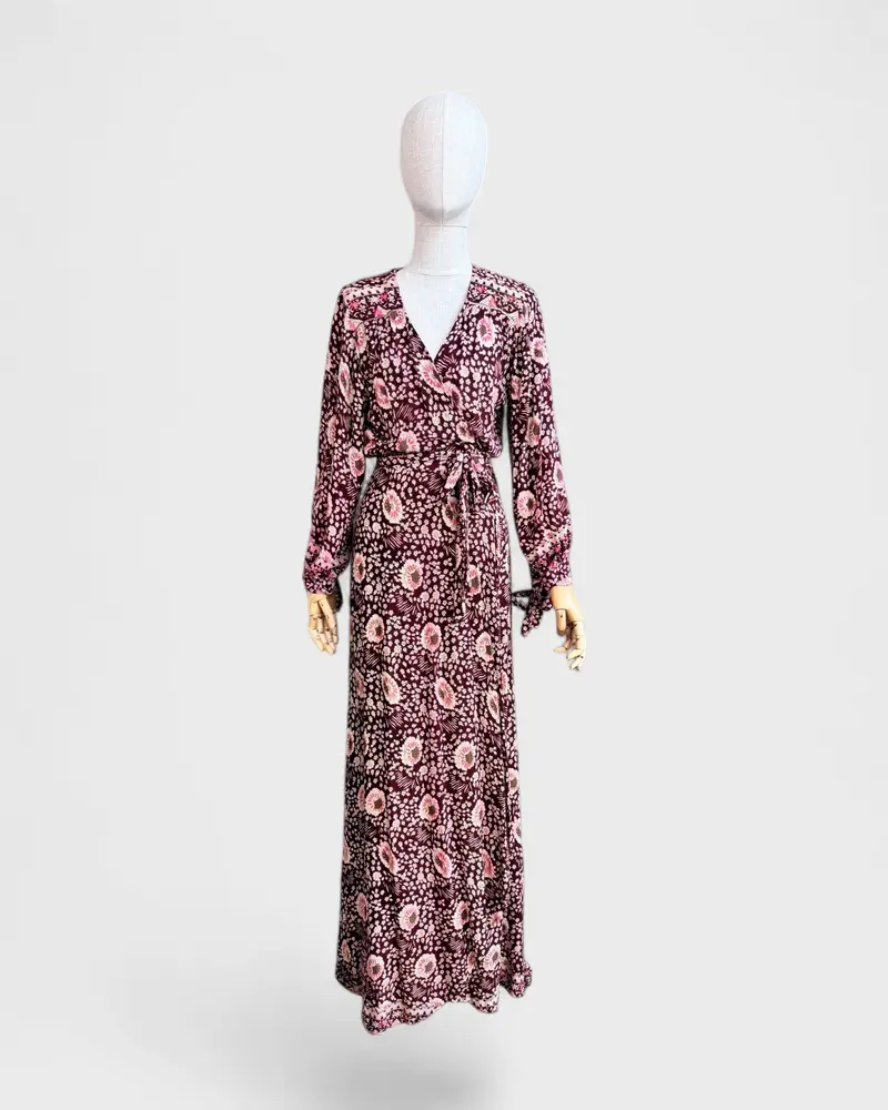 Robe Longue Imprimée Nathalie Martin – Taille M 1
