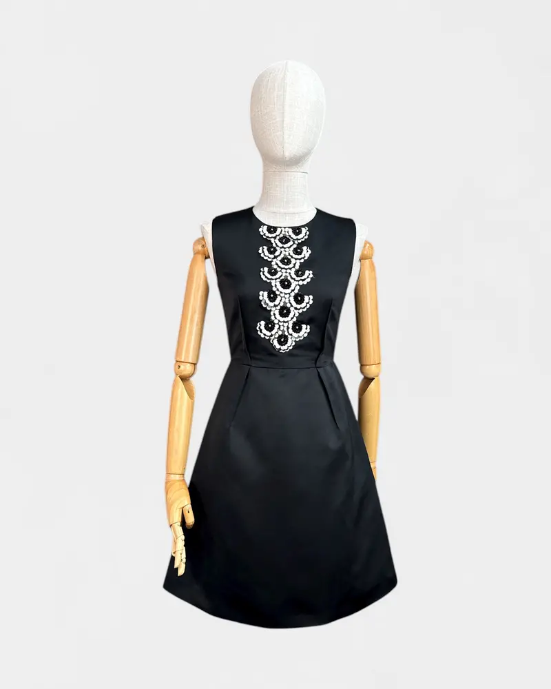Robe Satin Noir Maxmara , S 1