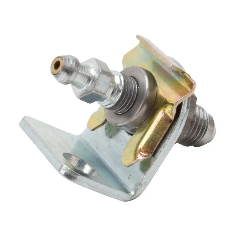 Russell Adapter Fitting -4 An Male Flare To 3/8In. -24 Brake Bleeder Female - Clear Zinc Finish 1