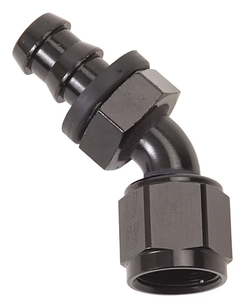 Russell Performance -10 An Twist-Lok 45 Degree Hose End (Black) 2