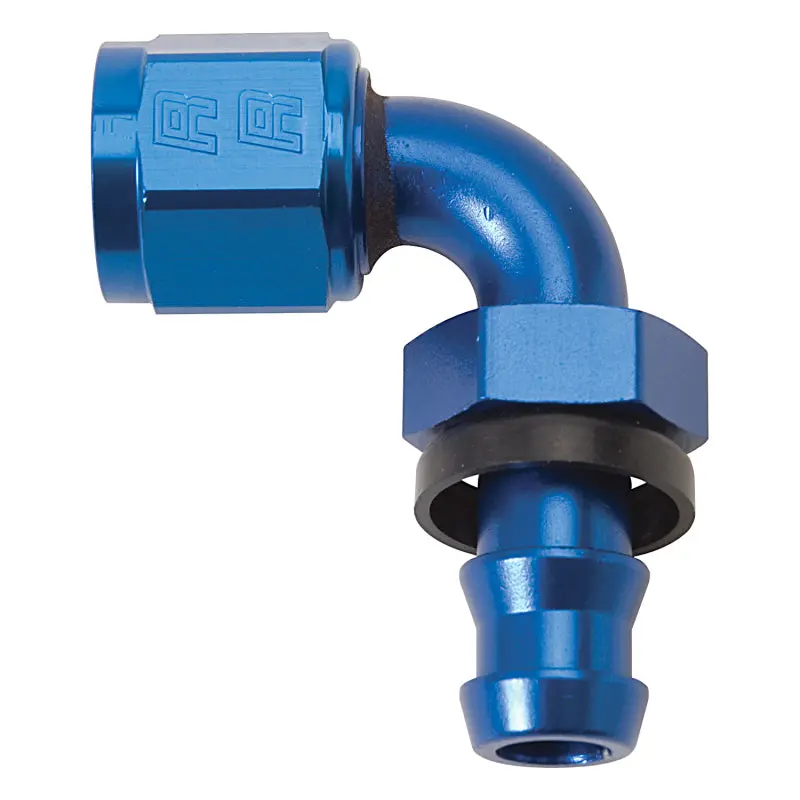 Russell Performance -10 An Twist-Lok 90 Degree Hose End (Blue) 1
