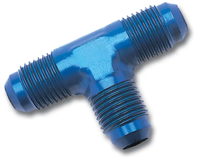 Russell Performance -16 An Npt Flare Tee Fitting (Blue) 2