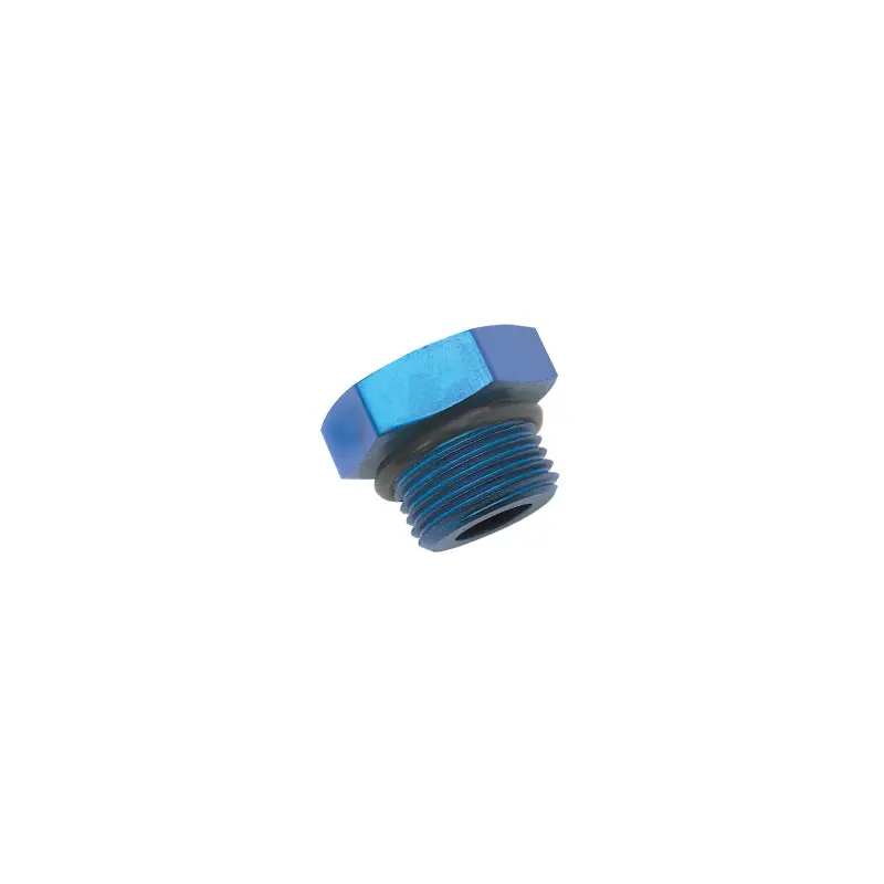 Russell Performance -4 An Straight Thread Plug (Blue) 1
