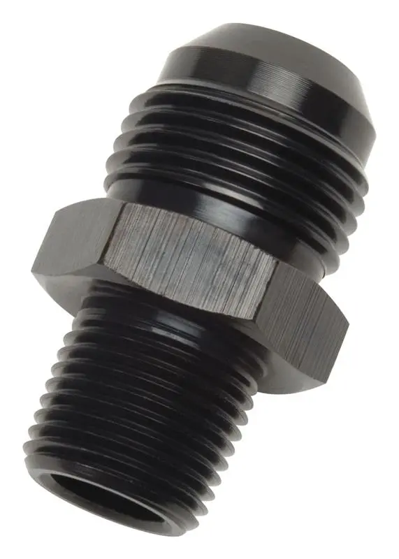 Russell Performance -4 An To 3/8In Npt Straight Flare To Pipe (Black) 1