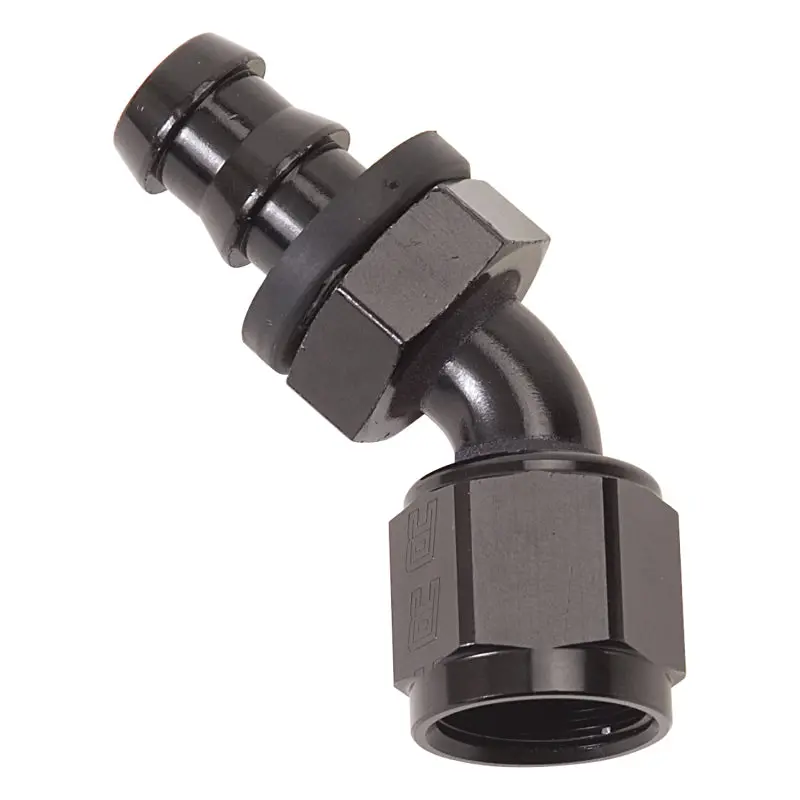 Russell Performance -4 An Twist-Lok 45 Degree Hose End (Black) 1