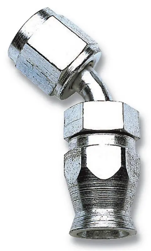 Russell Performance -6 An Endura Powerflex Power Steering 45 Degree Hose Ends 1