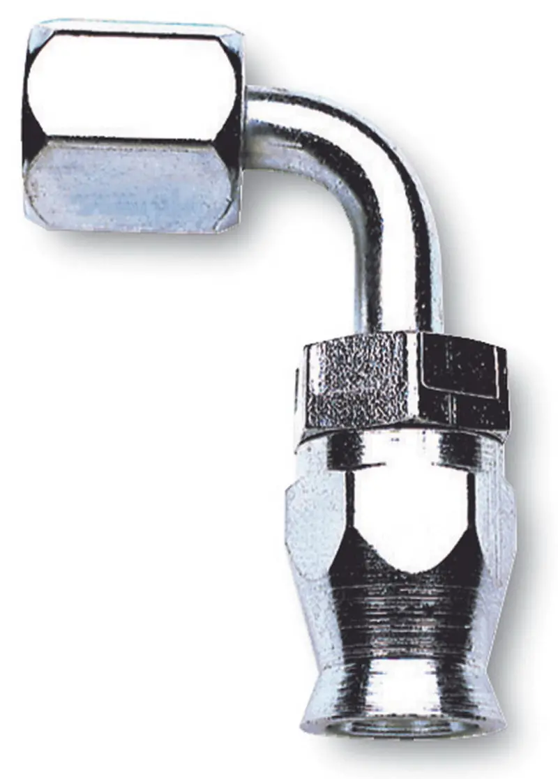 Russell Performance -6 An Endura Powerflex Power Steering 90 Degree Hose Ends 1