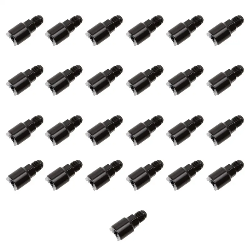 Russell Performance -6 An Male To 3/8In Sae Quick-Disconnect Female (Black 25Pc) 1