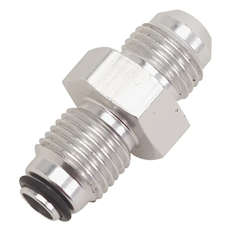 Russell Performance -6 An (Male To 5/8In-18 O-Ring Seal) Power Steering Adapter. Clear Anodized 1