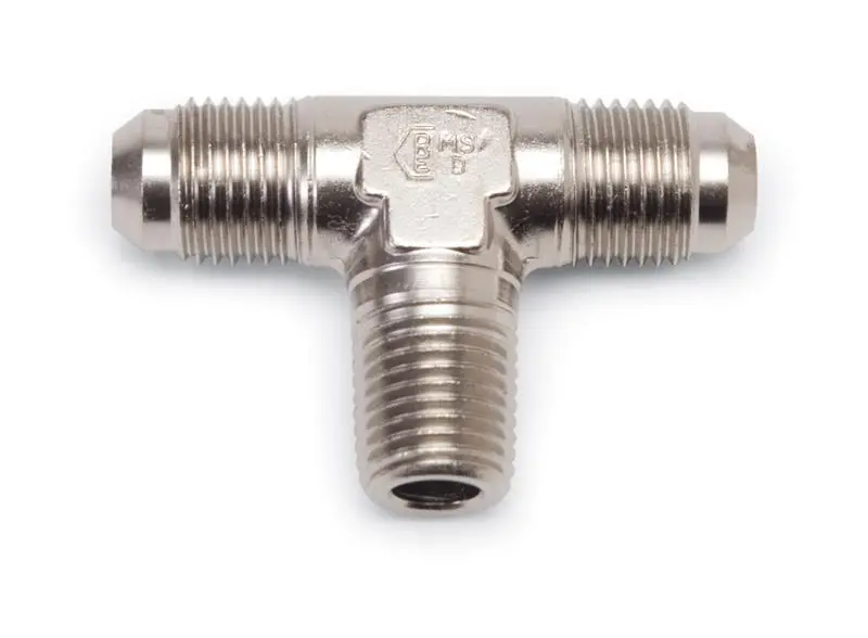 Russell Performance -6 An To 3/8In Npt Flare To Pipe Tee Fitting 1